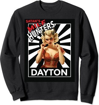 Satan's MILF Hunters of DAYTON Retro She Devil Rockabilly Sweatshirt