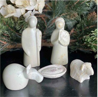 Holy Family Soapstone Nativity 5-piece Set