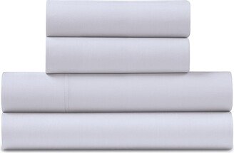 Ella Jayne 100% Cotton Sateen 500 Thread Count Deep Pocket 4-Piece Sheet Set-AB