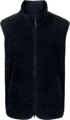 Rune fleece-texture gilet