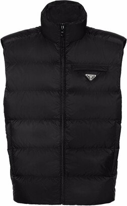 Re-Nylon quilted padded gilet