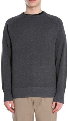 Fine-Knitted Crewneck Jumper