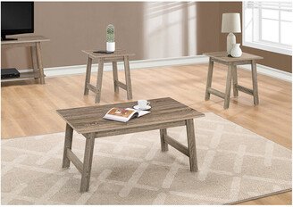 Monarch Specialties 3Pc Table Set