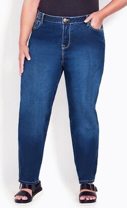 | Women's Plus Size Butter Denim Straight Leg Jean Mid Wash - average - 16W