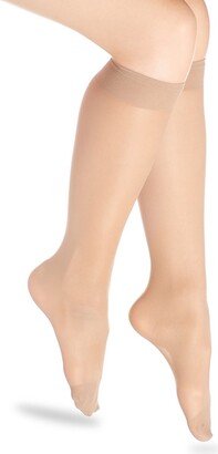 LECHERY Italian Made Sheer 20 Knee Highs