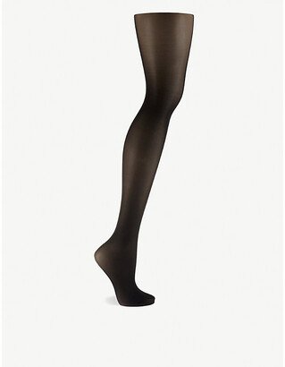 Womens Black Tummy Control top Tights