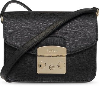 Metropolis Logo-Engraved Mini Crossbody Bag-AA