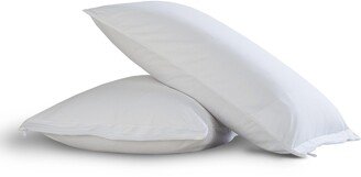 All-In-One Cool Bamboo Pillow Protectors with Bed Bug Blocker 2-Pack, Standard/Queen