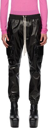 Black Mastodon Denim Cargo Pants