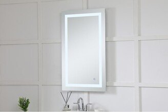 Silver Orchid Gael Silver Hardwired LED Mirror