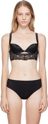 Black Allover Bra