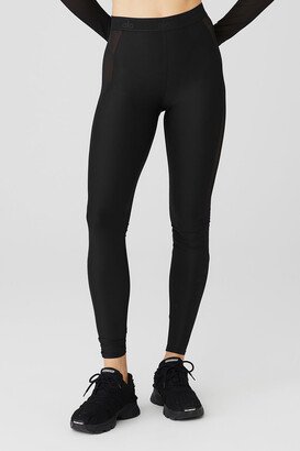 Airlift High-Waist Ballet Dream Legging in Black, Size: Medium