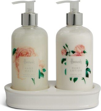 English Rose Hand Wash And Lotion Caddy