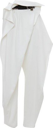 Asymmetric Padlock Trousers