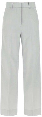 Button Detailed High Waist Trousers