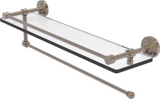 Dottingham Paper Towel Holder with 22 Inch Glass Shelf