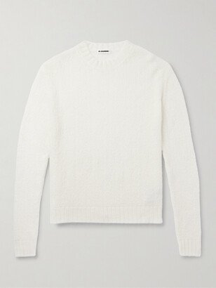 Brushed Mohair-Blend Sweater