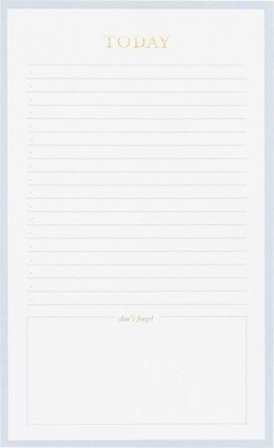 Sugar Paper Today Lined Checklist Notepad White/Sailor Blue