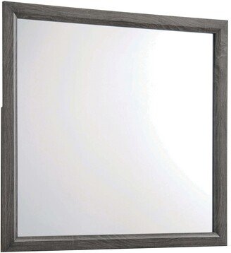 Furniture Watson Grey Oak Transitional Dresser Mirror - Grey Oak