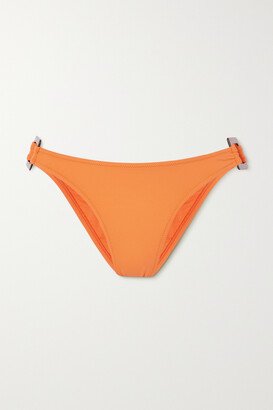 Paris Embellished Bikini Briefs - Orange