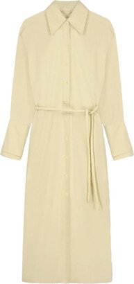 Róhe Double Cuff Midi Shirt Dress