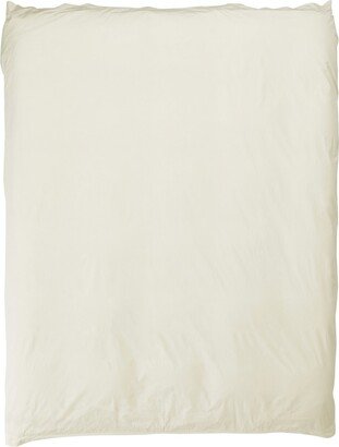 Sutram White / Neutrals Queen Duvet Cover In Canvas