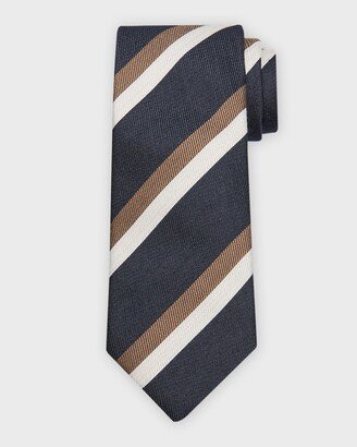 Men's Double Stripe Tie