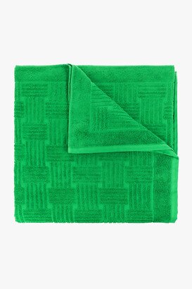 Patterned Towel - Green