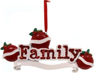 CraftOutlet.com Holiday Ornament Family Of 3 Ornament Personalize It Dyi Project Gift Or597-3 Craft Outlet Inc/Olde Memories