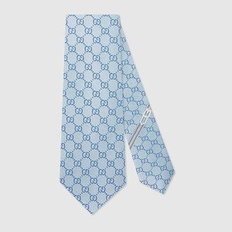 GG pattern silk tie-AA