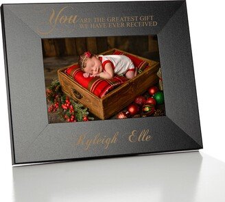 Baby Christmas Picture Frame | You Are The Greatest Gift Personalized Xmas