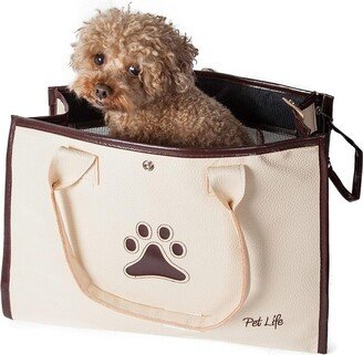 Posh Paw' Pet Carrier White-M