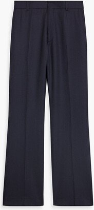 Pinstriped wool pants