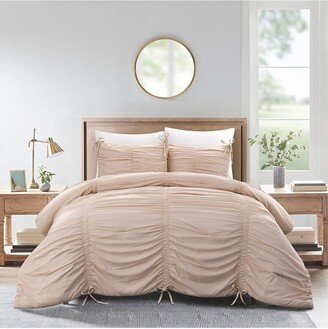 Grace Living Abril Ruched Comforter Set