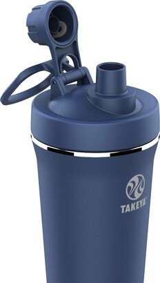 Stainless Steel Insulated Shaker Tumbler with Spout Lid, 24 Ounce, Midnight Blue