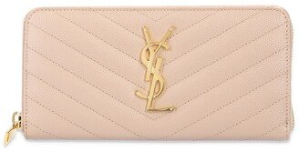 ‘Monogram’ Wallet - Beige