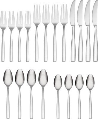 Strathmoor 20 Piece Everyday Flatware Set, Service For 4