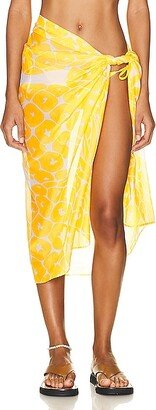 Daniela Ananas Sarong in Yellow