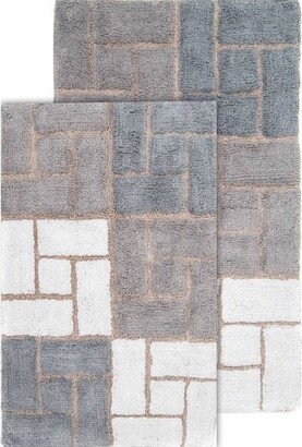 Chesapeake Merchandising 2pc Berkeley Geometric Bath Rug Set - Chesapeake