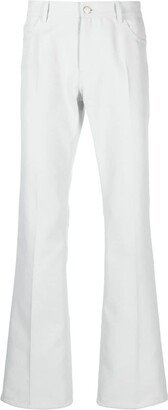 Logo-Patch Straight-Leg Trousers-CE