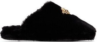 Black 'La Medusa' Slippers-AB