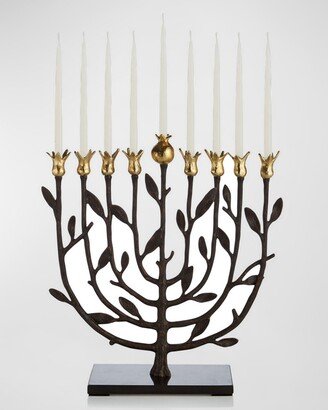 Pomegranate Menorah