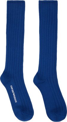 Blue Long Socks