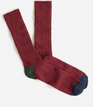 Marled camp socks