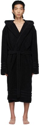 Black Terrycloth Resorts Robe