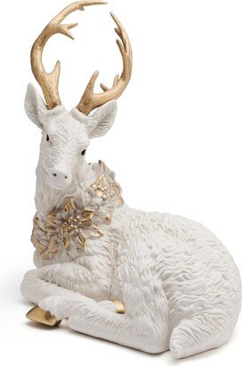 Bonita Resting Deer Figurine, 10.5-inch