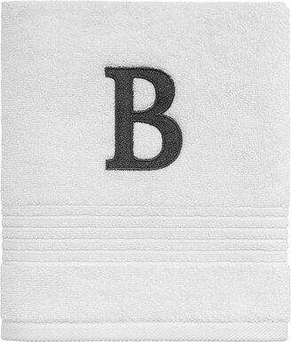 Block Monogram Initial Cotton Hand Towel, 16