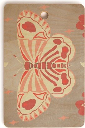 Viviana Gonzalez Vintage Butterfly Rectangle Cutting Board