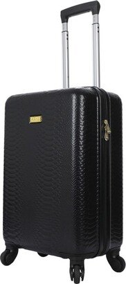 20 Black Snakekin Hard Cover Carry-On Luggage