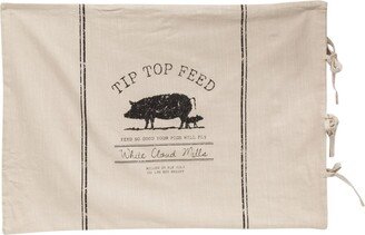 Col House Designs Tip Top Feed Farmhouse Stripe King Pillow Sham
